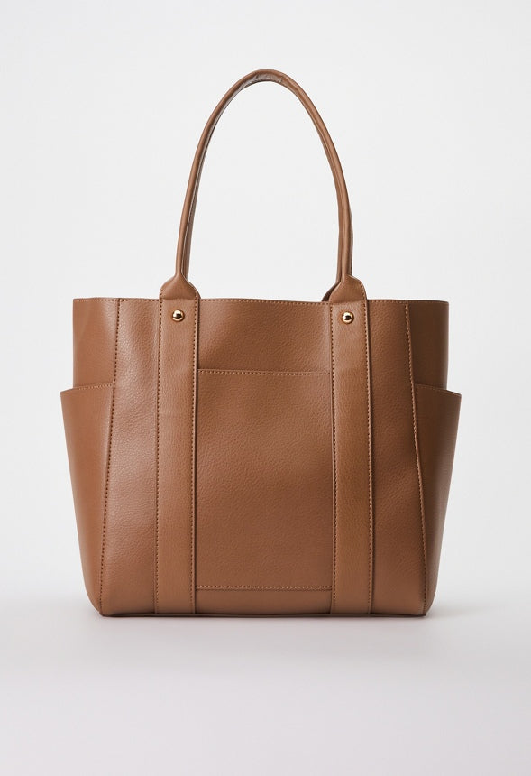 UNLINED MULTI POCKET TOTE Portabella