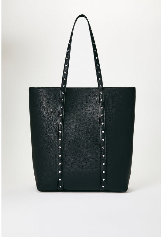 Studded Tote Black
