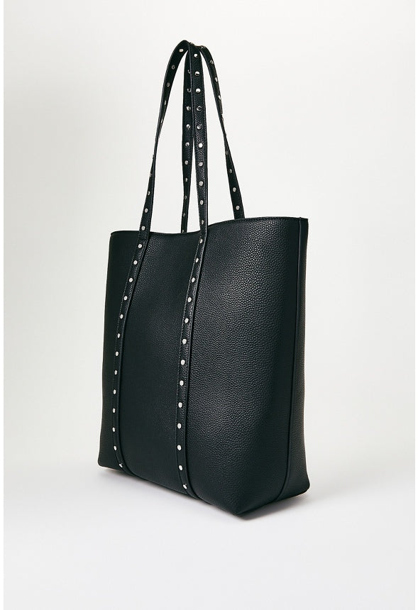 Studded Tote Black