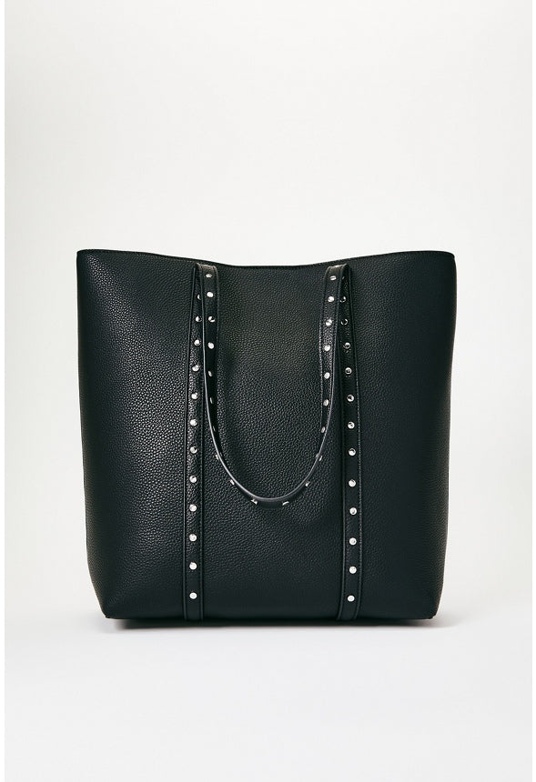 Studded Tote Black