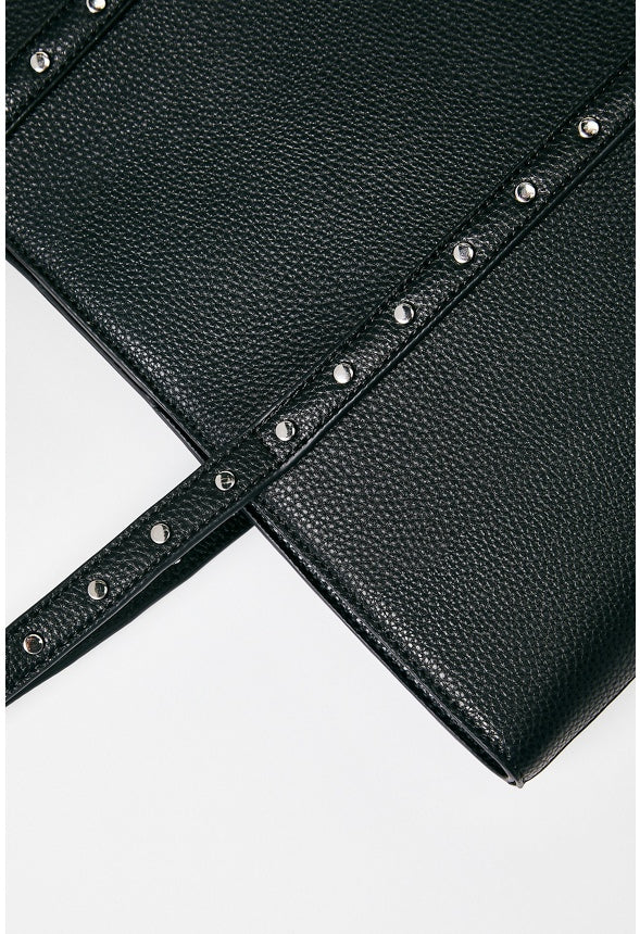 Studded Tote Black