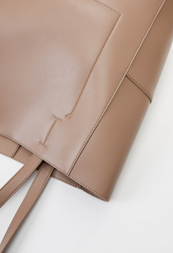 North And South Tote Taupe