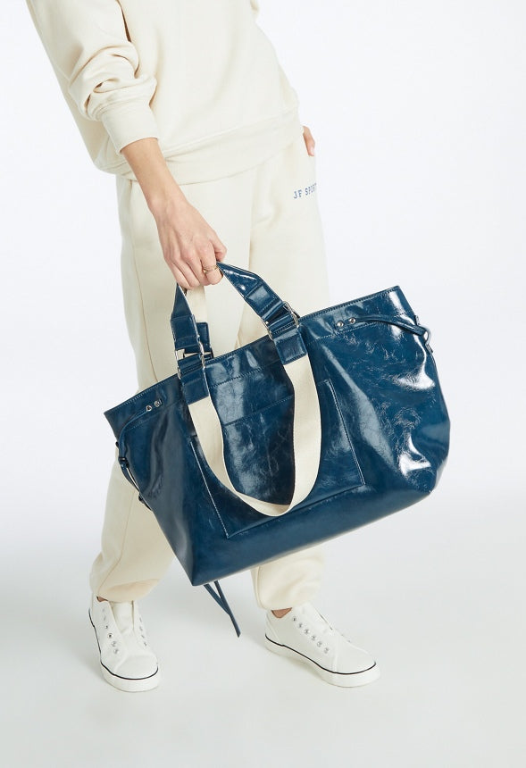 Double Strap Tote Legion Blue
