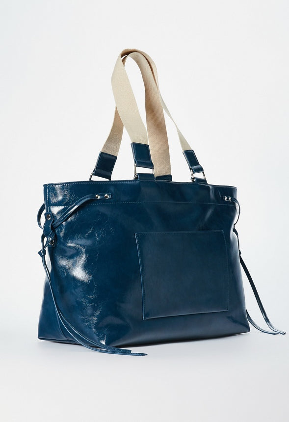 Double Strap Tote Legion Blue