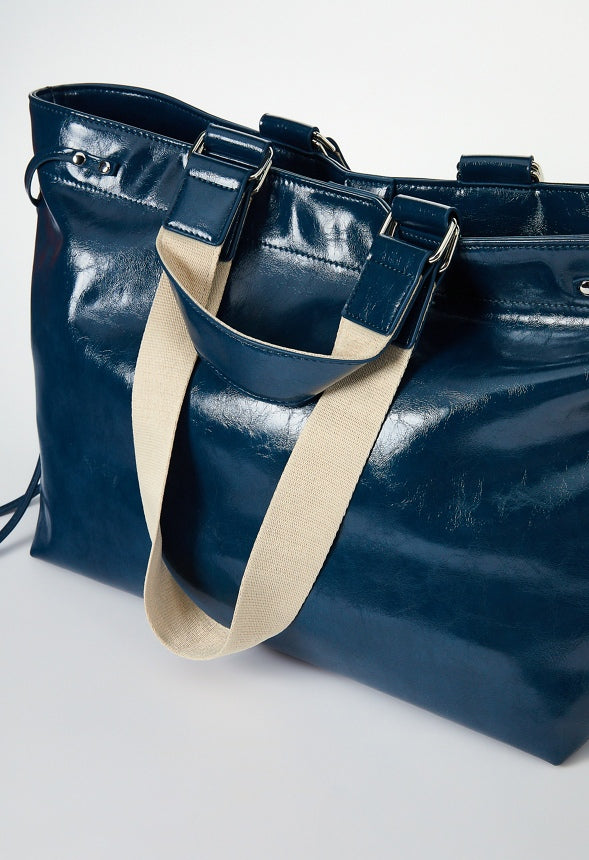 Double Strap Tote Legion Blue