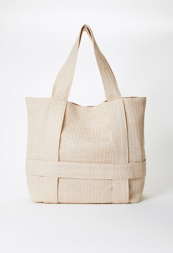 Traveling Hat Bag Natural Raffia