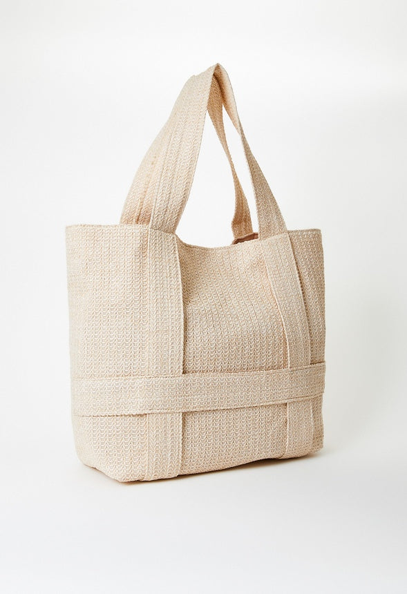 Traveling Hat Bag Natural Raffia