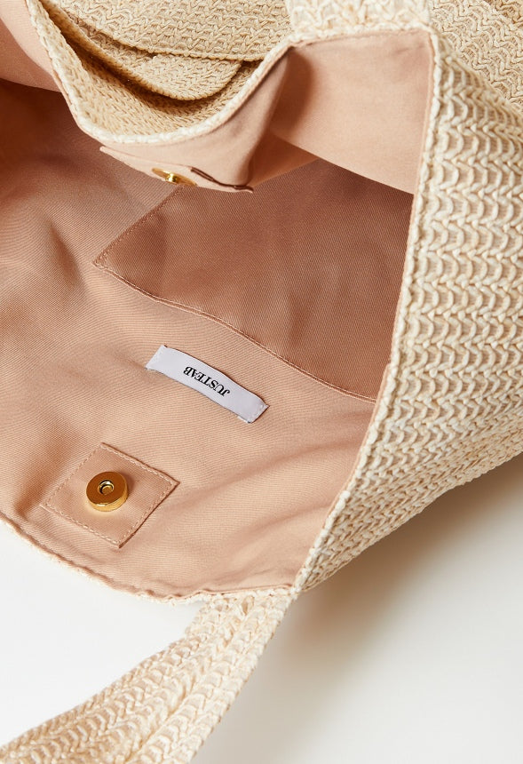 Traveling Hat Bag Natural Raffia