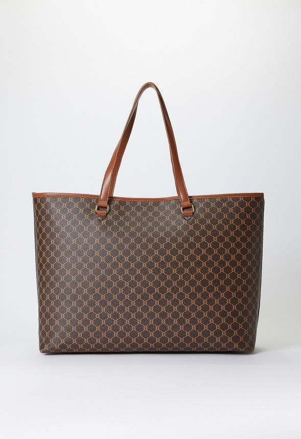 Logo Tote Brown Logo