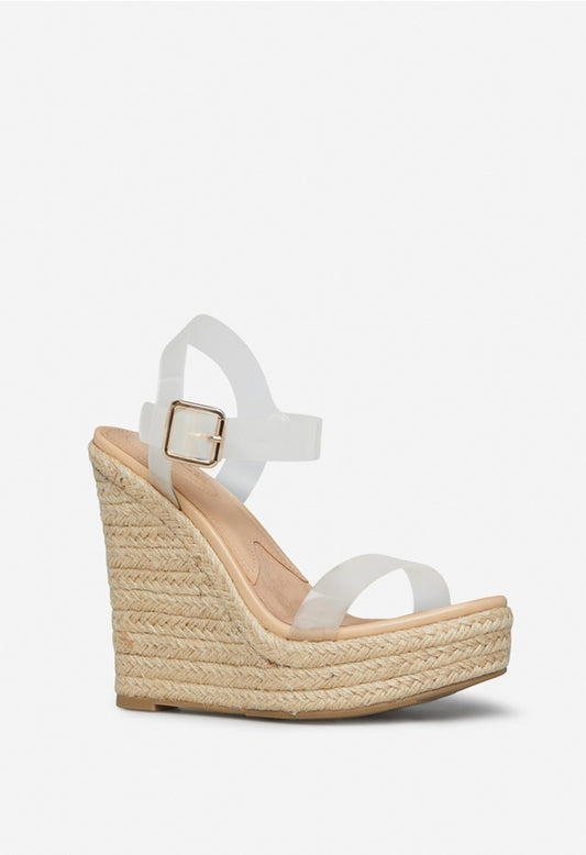 KARYSSA WEDGE SANDAL Frost