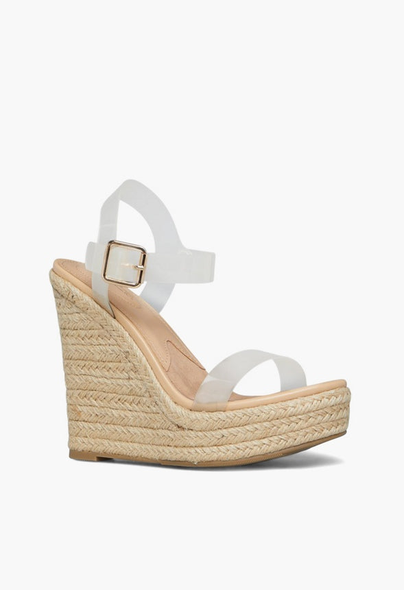 KARYSSA WEDGE SANDAL Frost