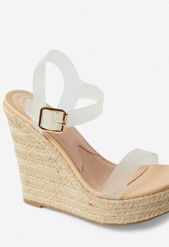KARYSSA WEDGE SANDAL Frost