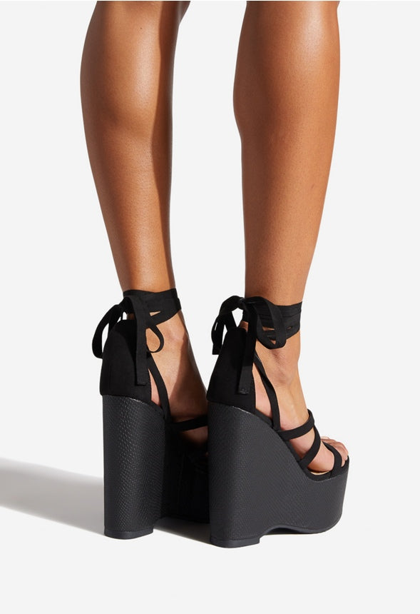 KAJSA HIGH PLATFORM WEDGE Black