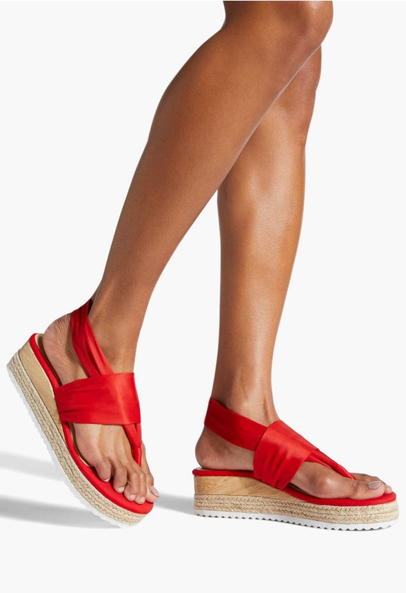 AILYA ESPADRILLE SANDAL High Risk Red