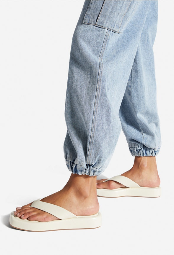 LAKEY FLAT SANDAL Birch