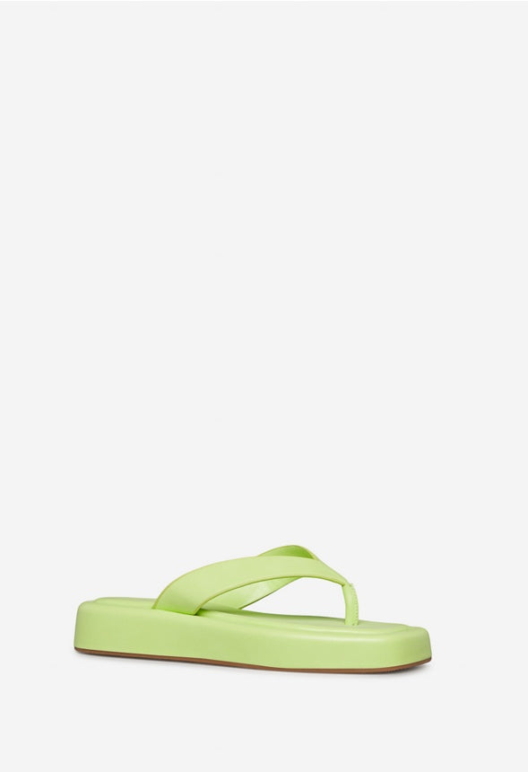LAKEY FLAT SANDAL Sharp Green