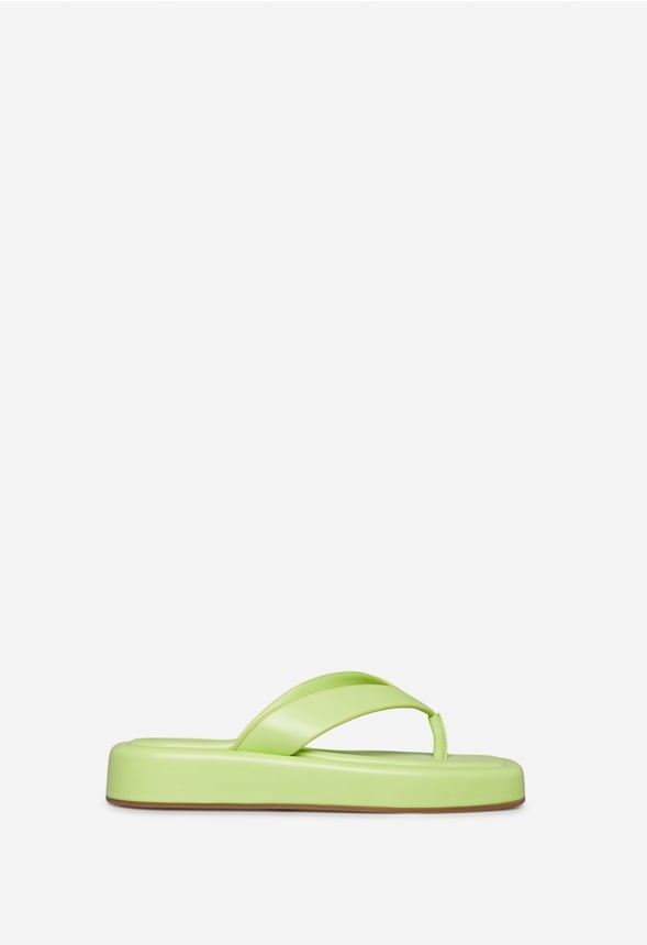 LAKEY FLAT SANDAL Sharp Green