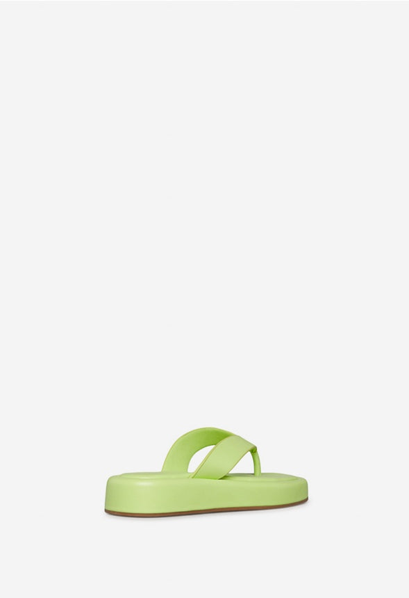 LAKEY FLAT SANDAL Sharp Green