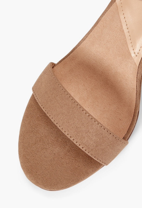 Bonnie Buckle Wedge Sandal Portabella