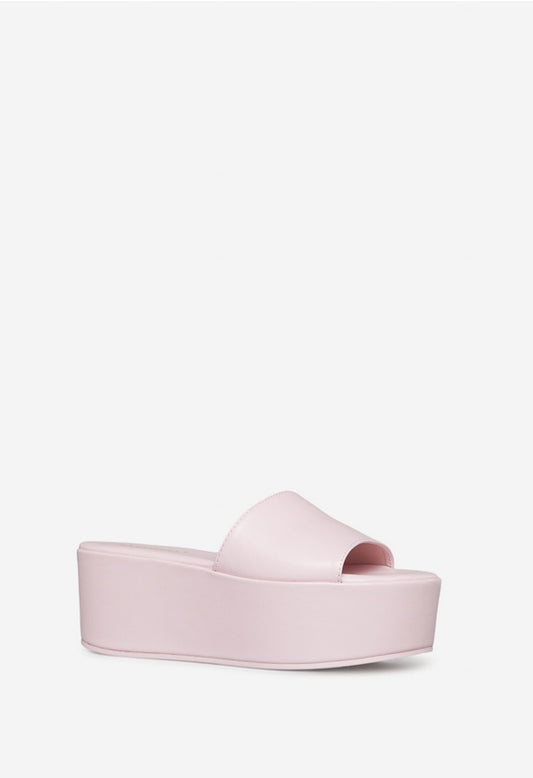 FAHARI PLATFORM SANDAL Chalk Pink