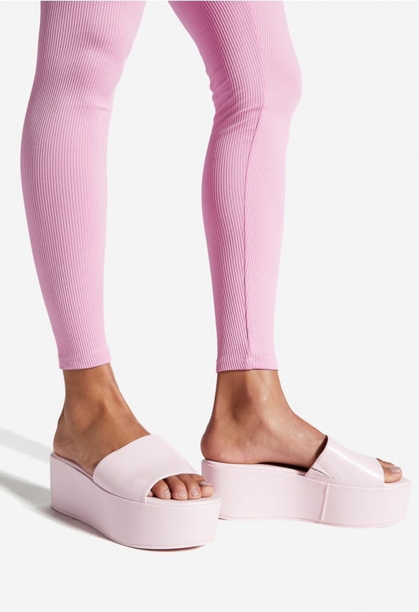 FAHARI PLATFORM SANDAL Chalk Pink