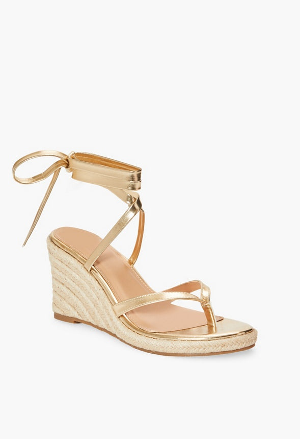 AMBRETTA WRAP WEDGE Gold