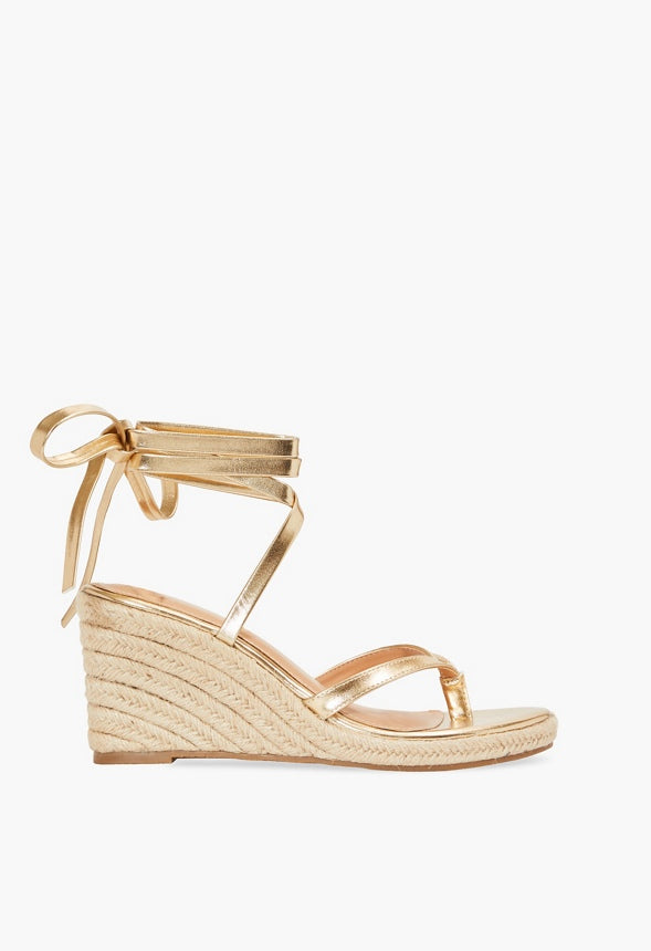 AMBRETTA WRAP WEDGE Gold