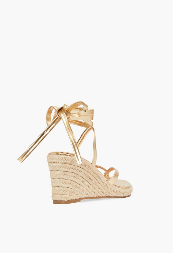 AMBRETTA WRAP WEDGE Gold