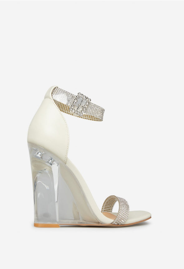 JENJO WEDGE SANDAL Rhinestone