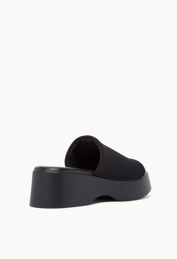 Effie Platform Slide Sandal Black