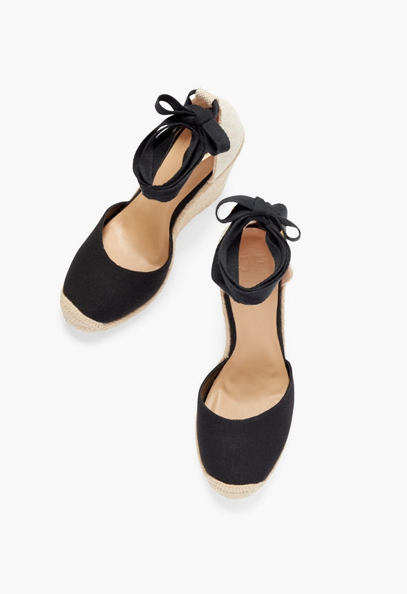 JENALA ESPADRILLE WEDGE Black