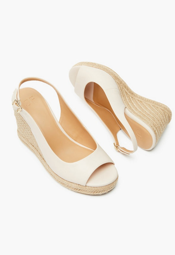 Sariah Espadrille Wedge Sandal Shell