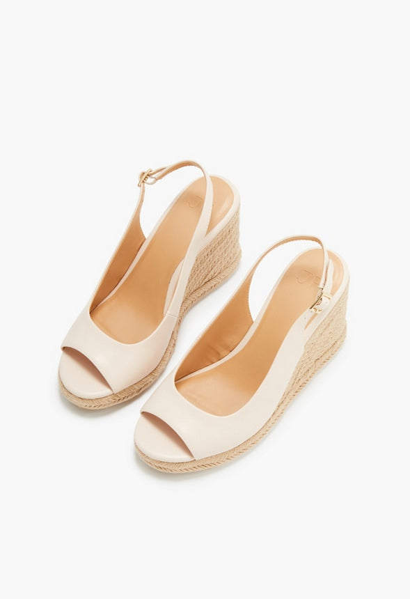 Sariah Espadrille Wedge Sandal Shell