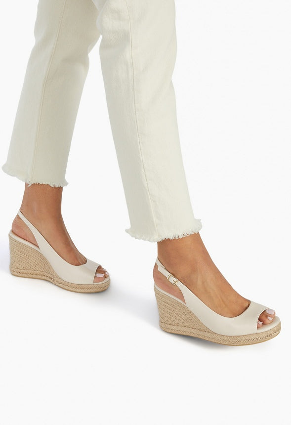Sariah Espadrille Wedge Sandal Shell
