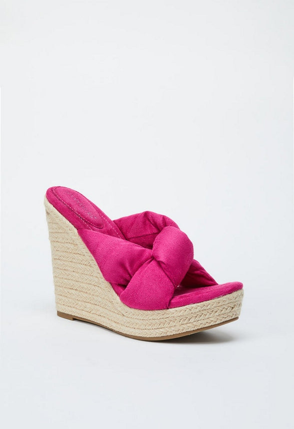 ALINA WEDGE SANDAL Fuchsia