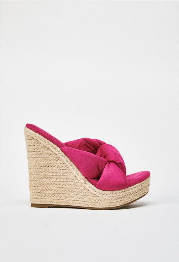 ALINA WEDGE SANDAL Fuchsia
