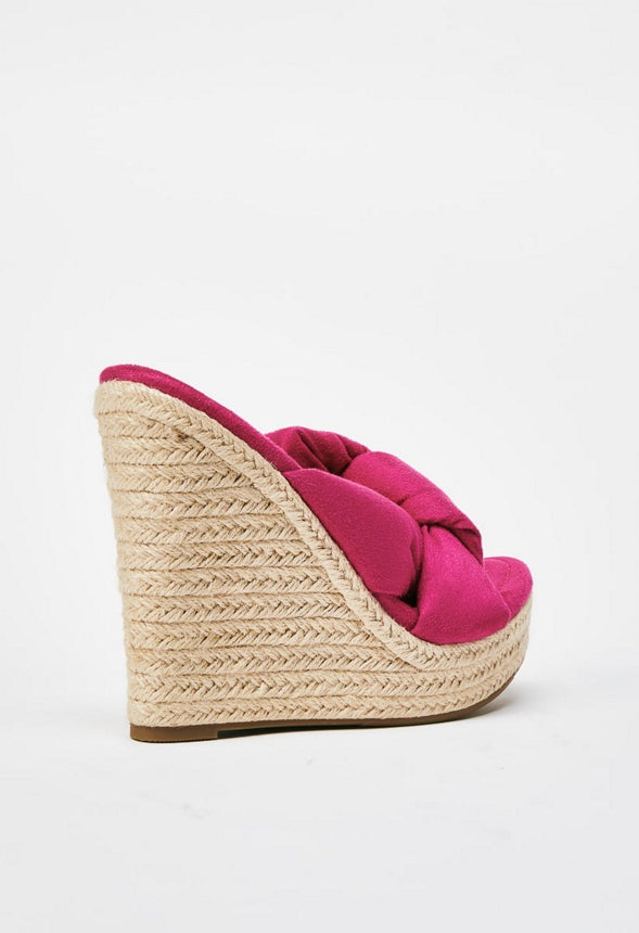 ALINA WEDGE SANDAL Fuchsia
