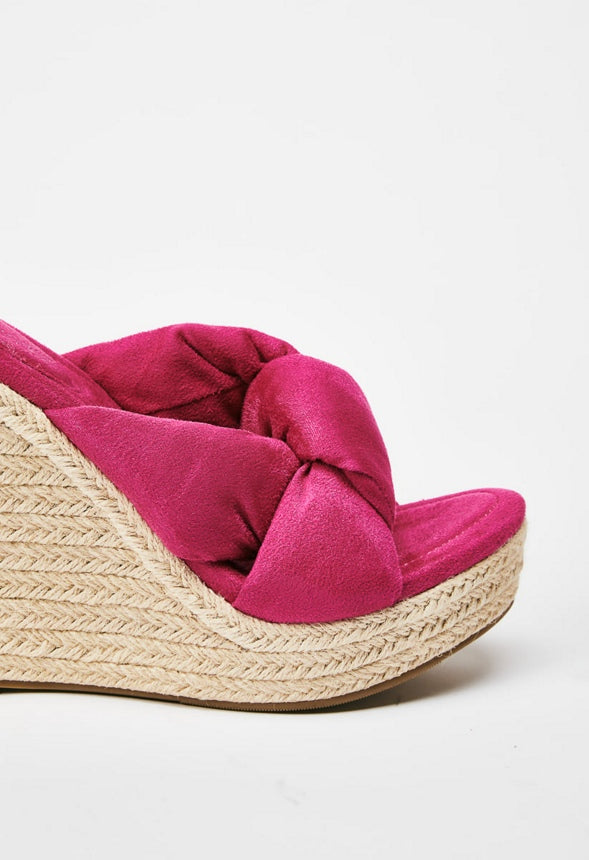 ALINA WEDGE SANDAL Fuchsia
