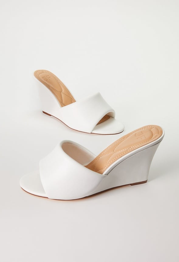 ZOLA WEDGE SANDAL Bright White