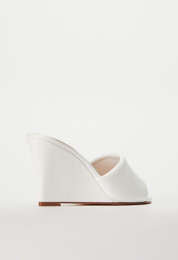 ZOLA WEDGE SANDAL Bright White