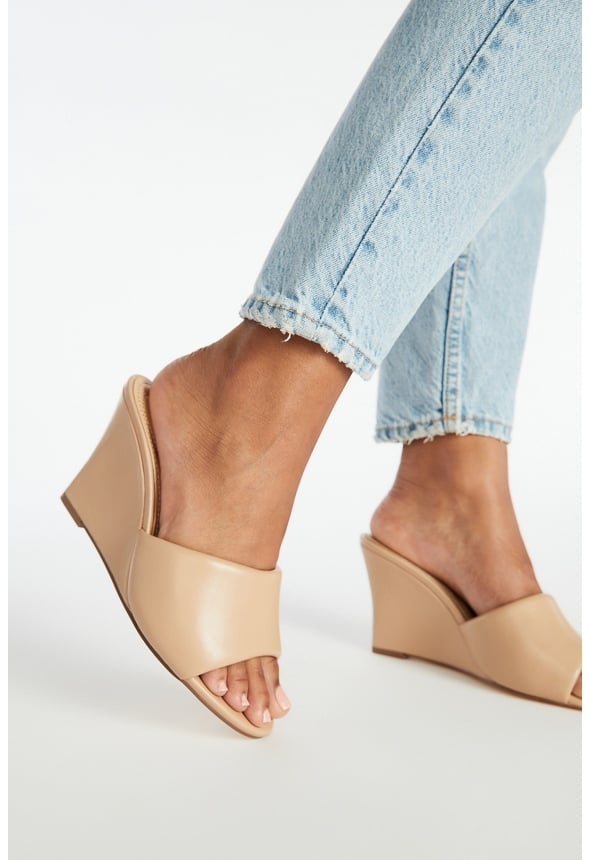 ZOLA WEDGE SANDAL New Nude