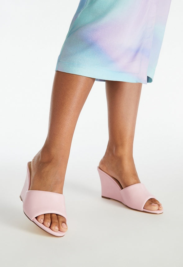 ZOLA WEDGE SANDAL Cameo Pink