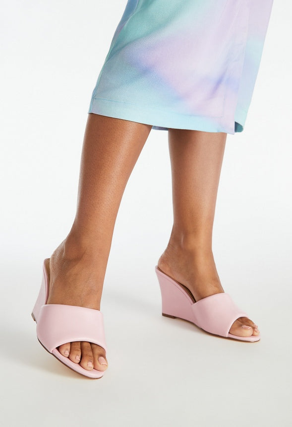 ZOLA WEDGE SANDAL Cameo Pink