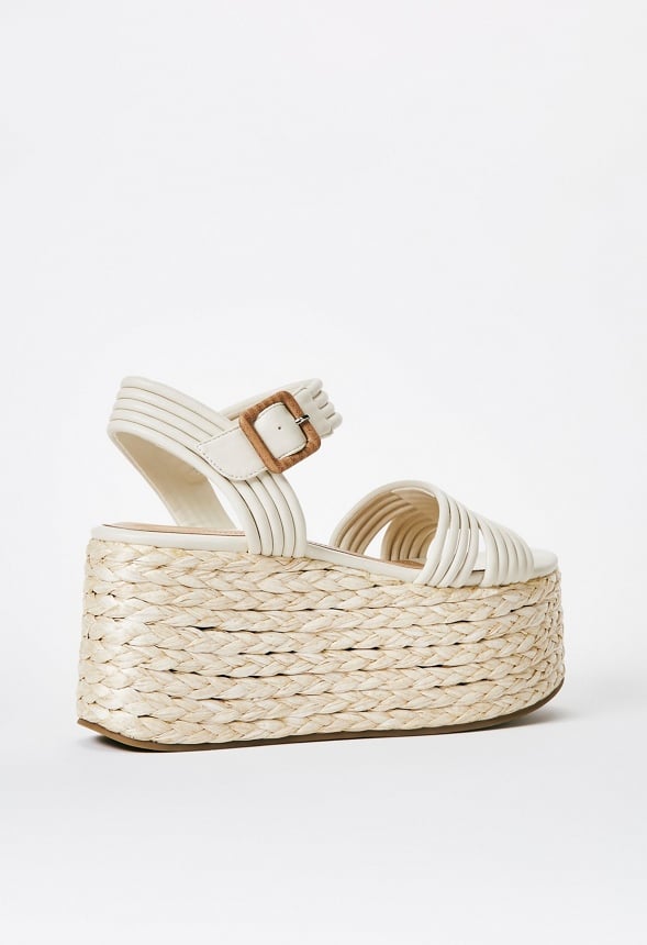 Birdie Platform Espadrille Sandal Birch
