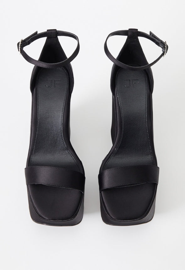 Solange Wedge Sandal Black