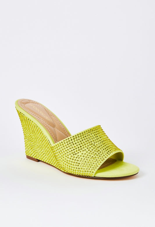 Vienna Wedge Sandal Wild Lime