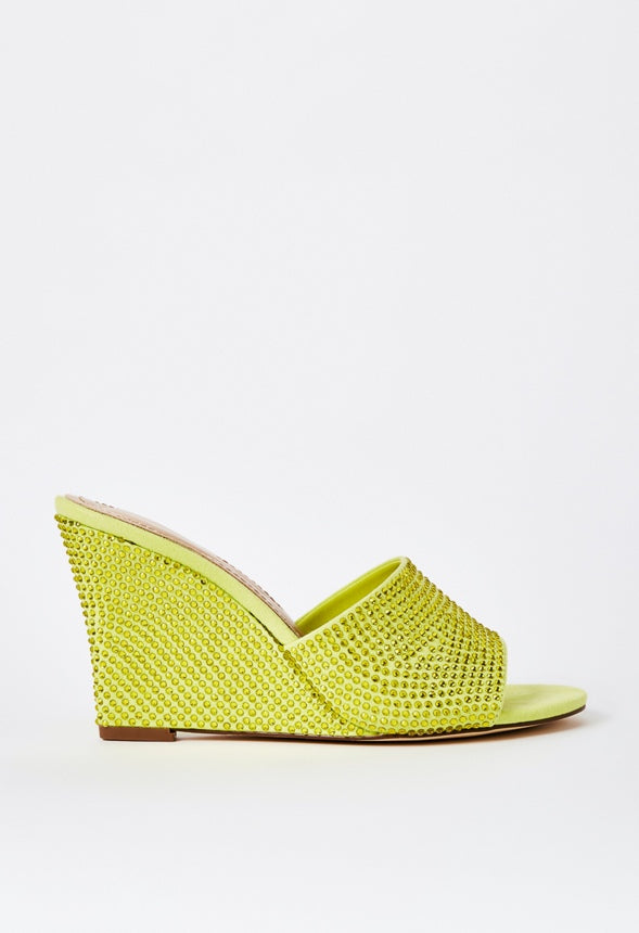 Vienna Wedge Sandal Wild Lime