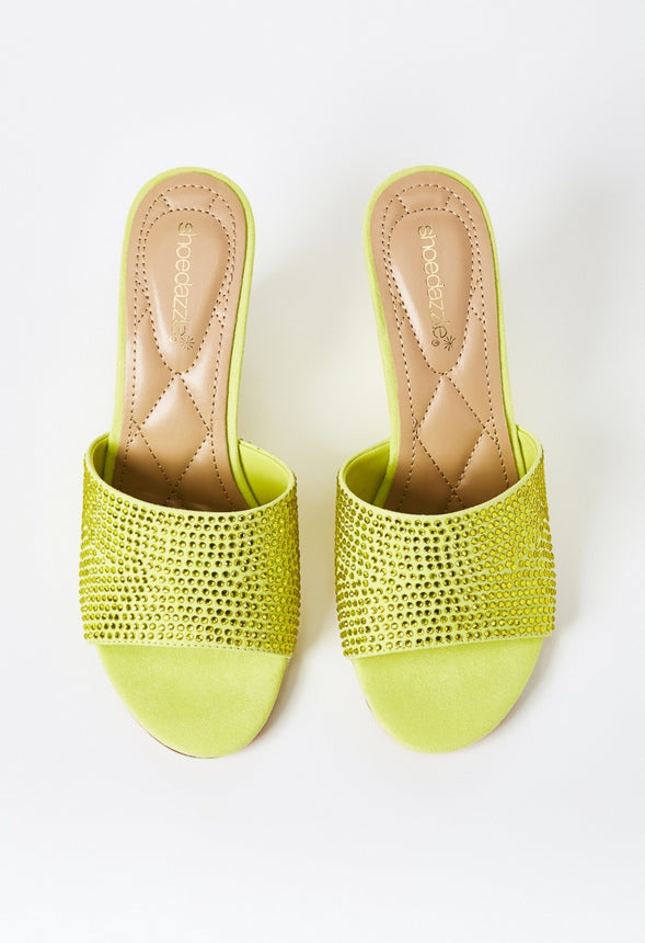 Vienna Wedge Sandal Wild Lime
