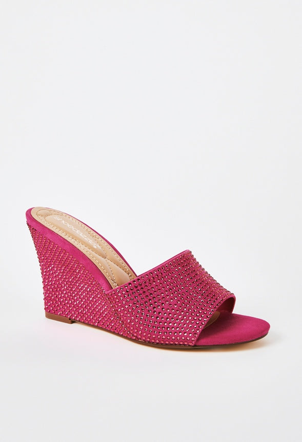 Vienna Wedge Sandal Festival Fuchsia