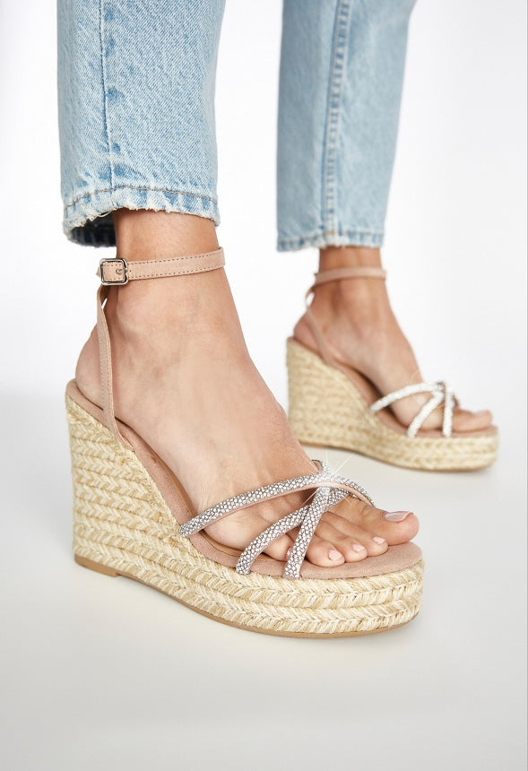 Kelsie Wedge Espadrille Sandal Rugby Tan